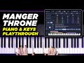 Manger Throne Piano & Keys Playthrough - Phil Wickham - Song Specific Patch Sunday Keys