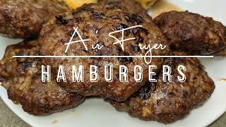 Air Fryer Hamburgers \/ How to cook hamburgers in the Air Fryer