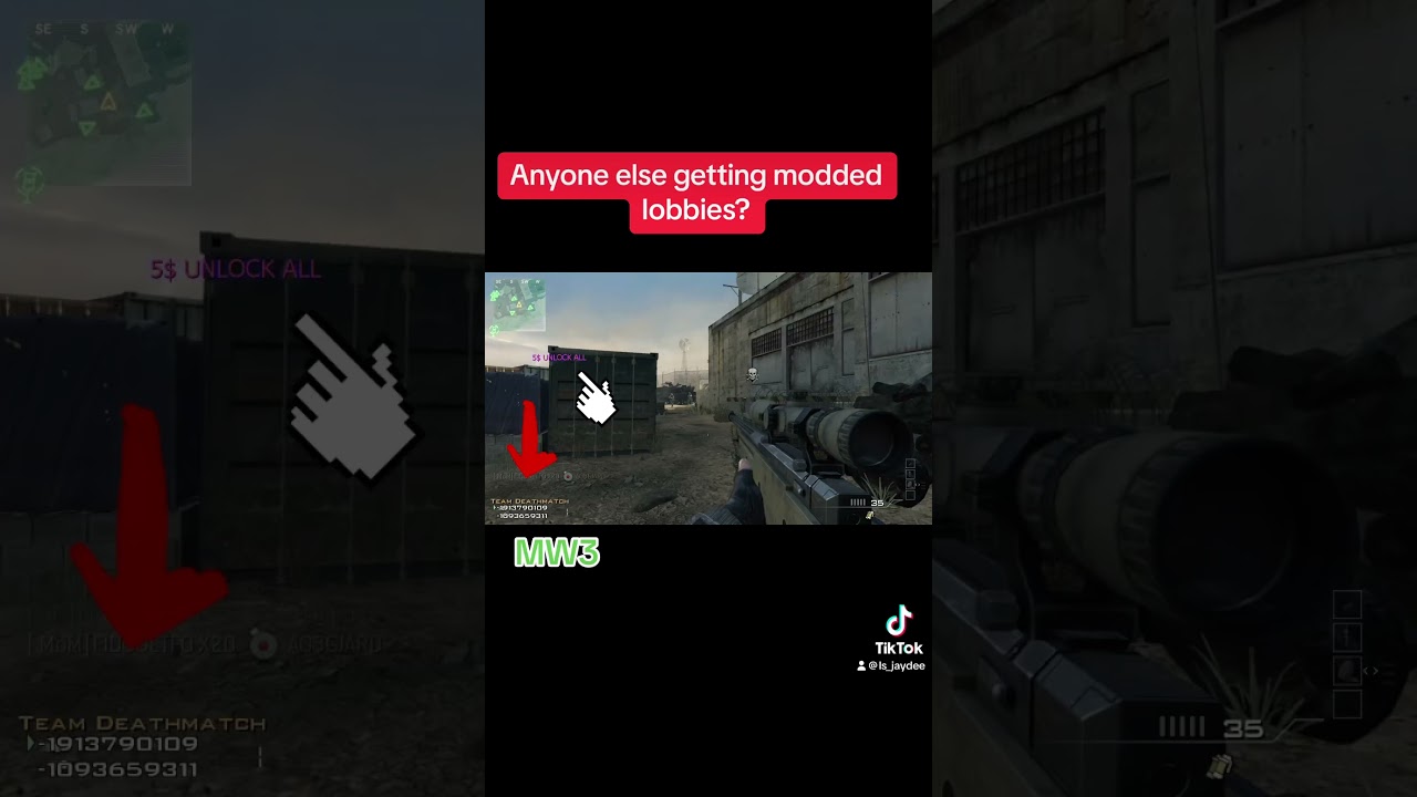 MODDED…cod mw3 modded lobbies  