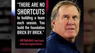 Bill Belichick 10 Great Quotes, New England patriots.