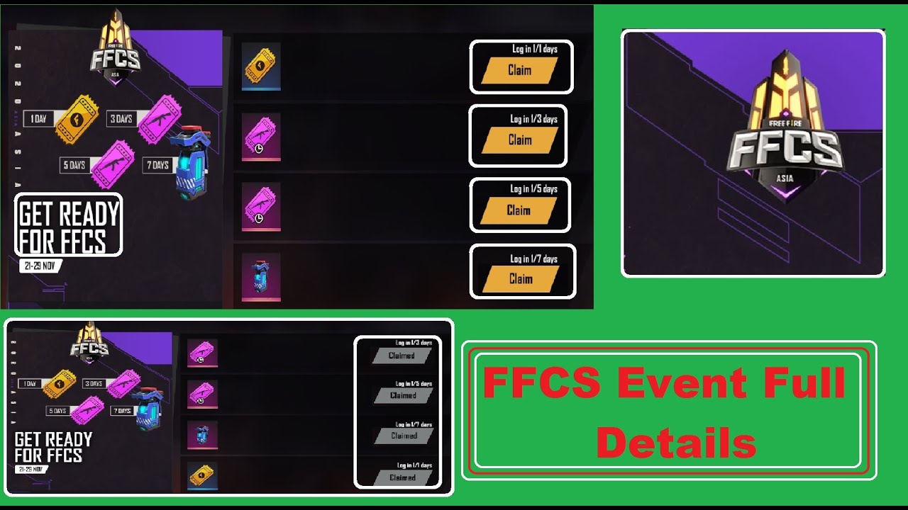 ffcs event full details tamil |  ffcs event in free fire tamil | ffcs event tamil
