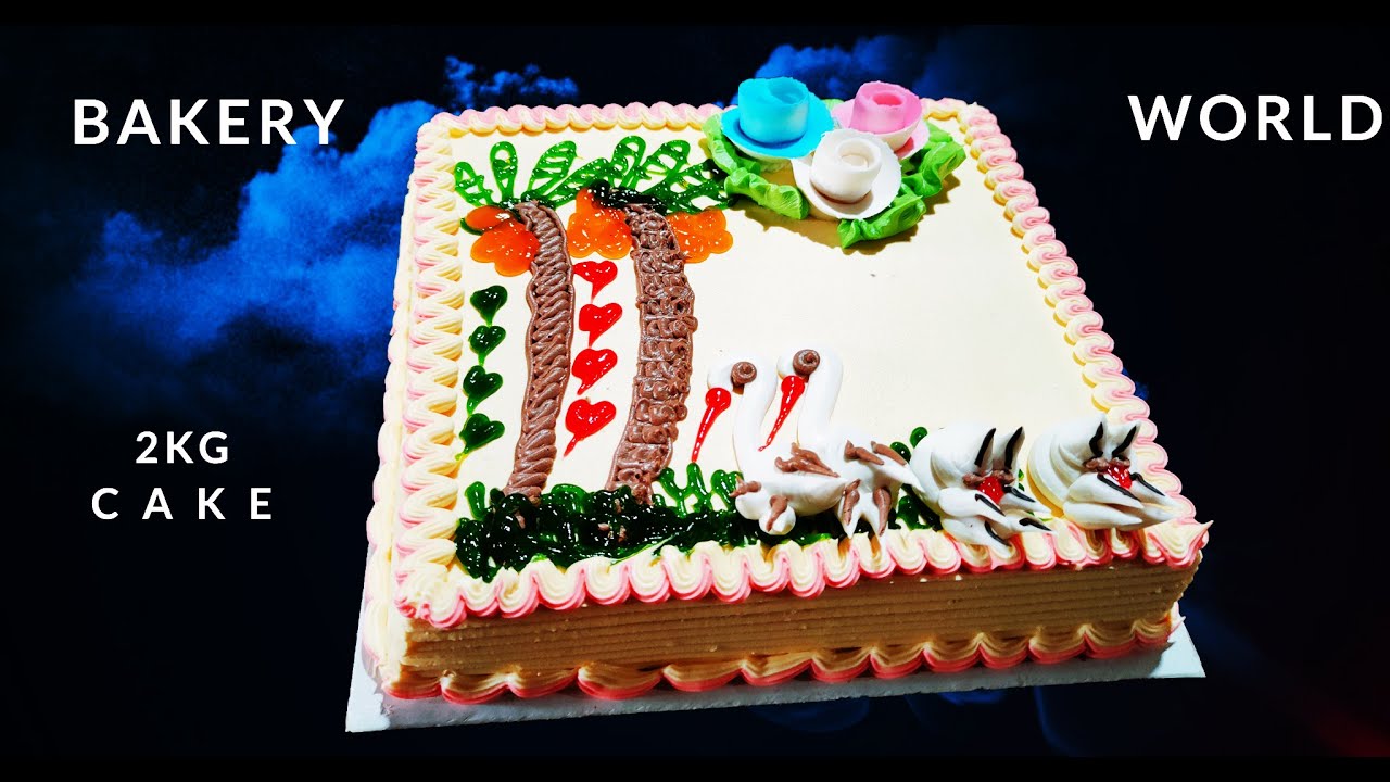 Butter Cream Cake decoration 2kg Cake decoration Birthday cake