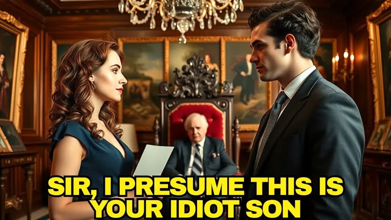 She humiliated the arrogant millionaire in front of his own father