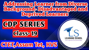 Addressing Learners from Diverse Background  #ctet #Disadvantagedlearners #diversebackgroundlearners