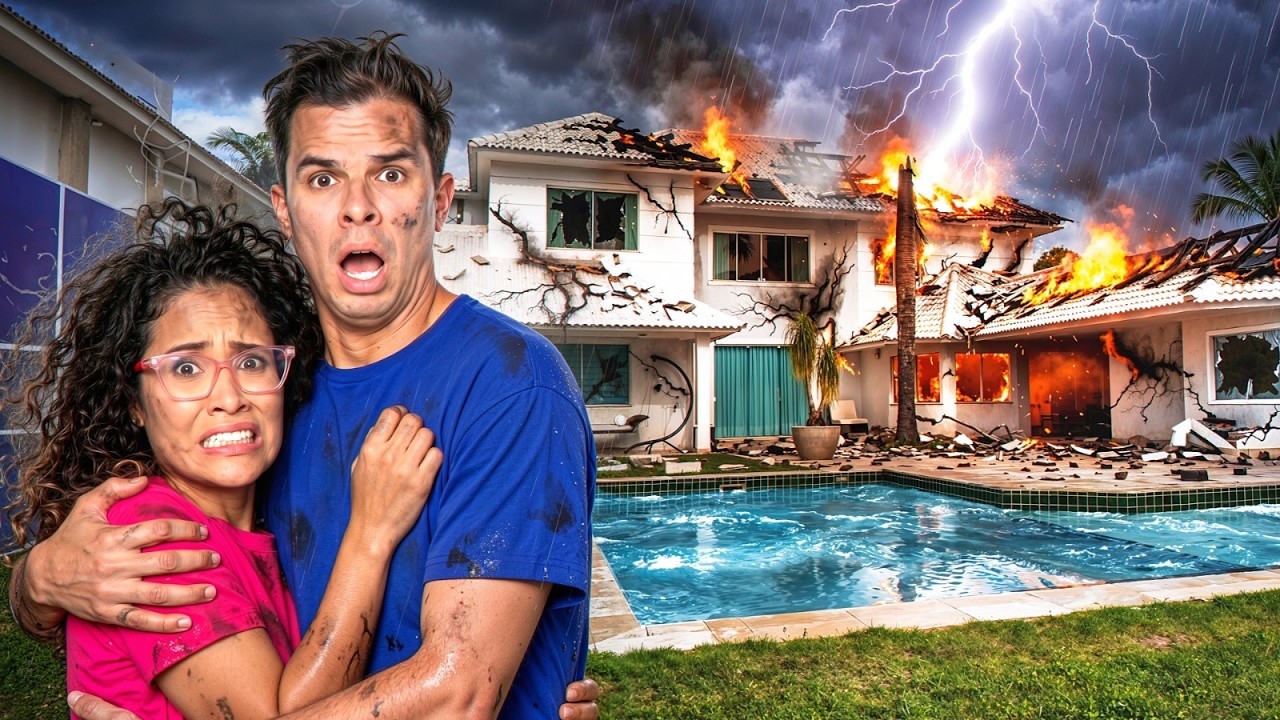 CAIU UM RAIO NA MANSÃO E DESTRUIU TUDO!