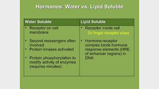Hormones and Signal Transduction|Biochemistry