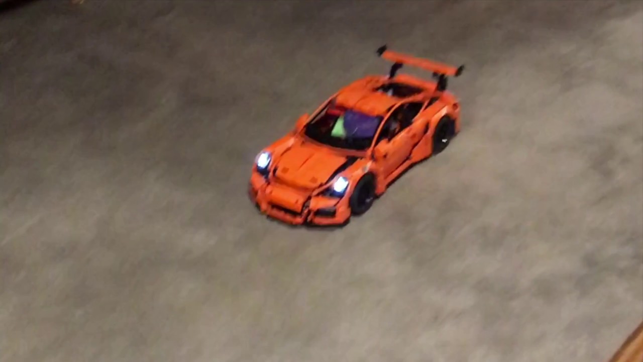 Lego Porsche 911 Gt3 Rs 42056 With Power Function Youtube