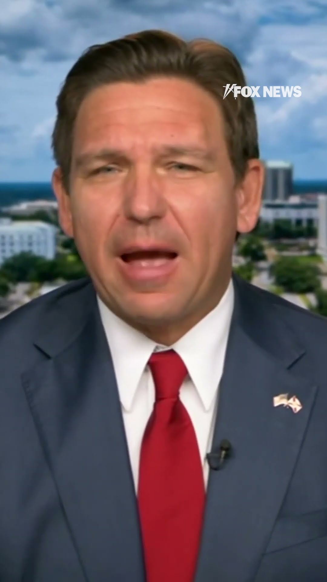 Desantis rips media targeting Trump after wildfire response