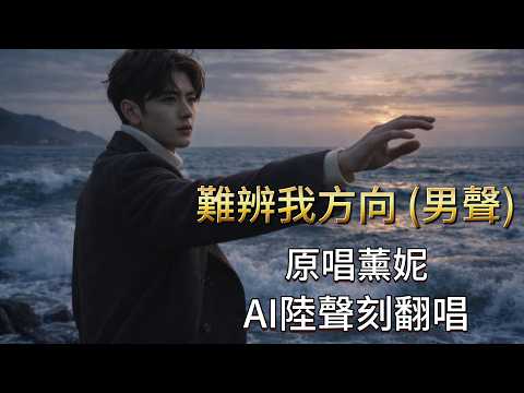 [AI 翻唱] 難辨我方向 (男聲) | AI 陸聲刻 Vinyl Lu | 玲心音樂 AI Official MV| 懷舊粵語金曲