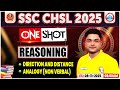SSC CHSL Reasoning Classes 2025 | SSC CHSL Reasoning One Shot #9 | Reasoning By Shobhit Sir