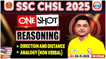 SSC CHSL Reasoning Classes 2025 | SSC CHSL Reasoning One Shot #9 | Reasoning By Shobhit Sir