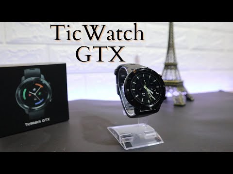 Ticwatch GTX Unboxing Smart Watch Heart Rate Blood Pressure Monitor Smartwatch for IOS Android
