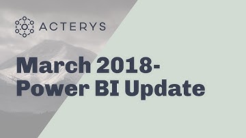 New Tool Tip Feature in Power BI March 2018 Update