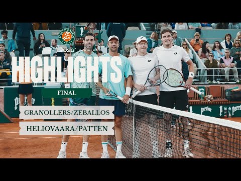 Granollers & Zeballos vs Heliovaara & Patten - Men's Doubles Final Highlights | Roland-Garros 2026