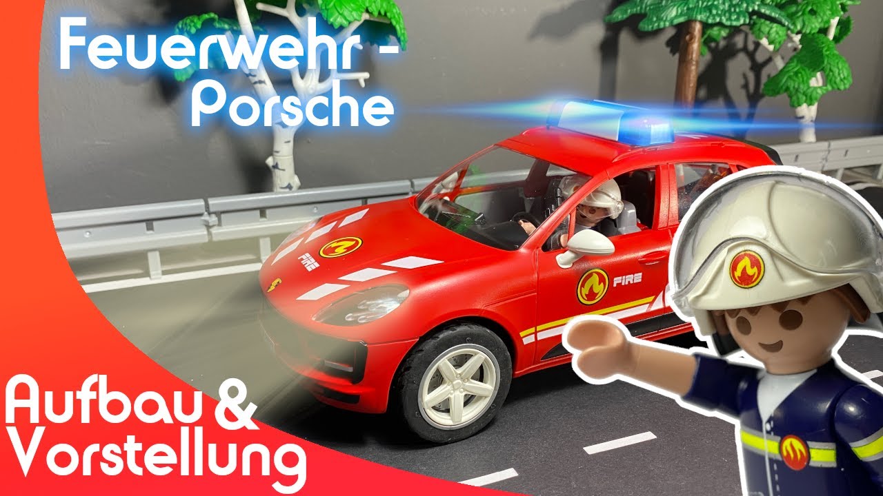 Playmobil Porsche Macan S Firefighter with figurine Playmobil