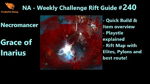 Diablo 3: NA Challenge Rift #240 - Quick & Easy Guide - Maps & Everything you need for a quick time!