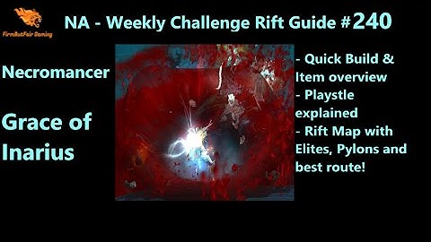 Diablo 3: NA Challenge Rift #240 - Quick & Easy Guide - Maps & Everything you need for a quick time!