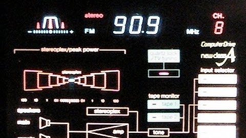 Technics SA-550 Stereo Receiver