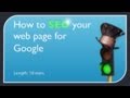 SEO Your Web Page for Google