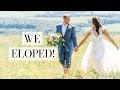 WE'RE MARRIED!!! | ELOPEMENT Q+A | Why? Cost? Location? Tips? Dress? Family?