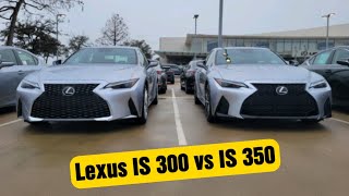 2021 Lexus IS 300 vs IS 350 F-Sport Exterior Difference Lexus Is350 Vs Is300