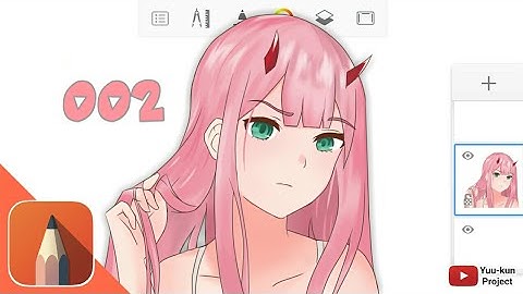 •SpeedPaint• Zero Two Anime using Autodesk Sketchbook