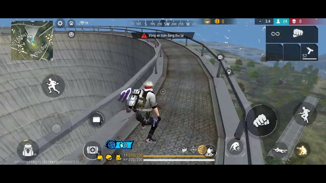 Free fire đấu rank xếp hạng p93 (s49)