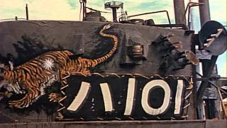 Activity aboard captured Japanese submarines at Japanese Naval Base, Yokosuka, Ja...HD Stock Footage