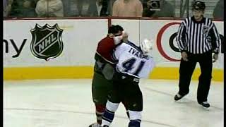 Derek Boogaard Vs Raitis Ivanans 10.25.06