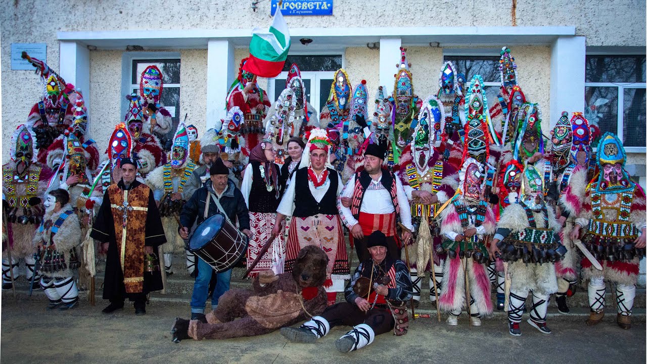 Кукери в с. Глушник