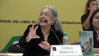 Presentation of the book Terrestre by Cristina Rivera Garza at FIL Guadalajara 2025.