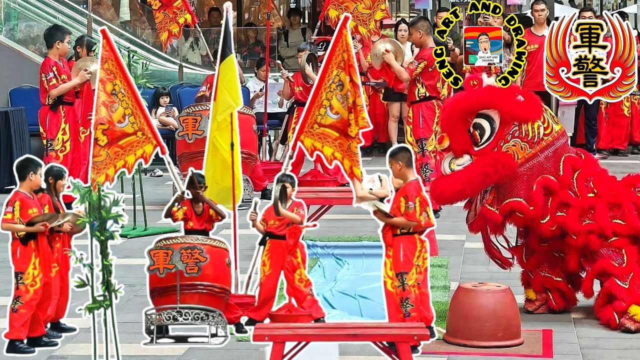 🥁印裔鼓手 · 舞狮同心🦁🔥2026 Junior Lion Dance Competition @ Lalaport 馬來西亞龍獅節 幼獅爭霸賽🔥 #森州文丁軍警龍獅體育會 -幼獅隊