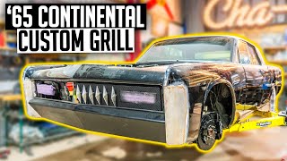 Godzilla Swapped Lincoln Continental Custom Grill - 7.3L Slammed &#39;65 Slab Ep. 8