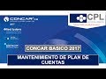 CONCAR BASICO 2017 | MANTENIMIENTO DE PLAN DE CUENTAS