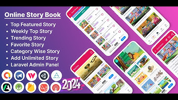 StoryBook App with Admin Panel (Story App) #storybook #techappinnovation