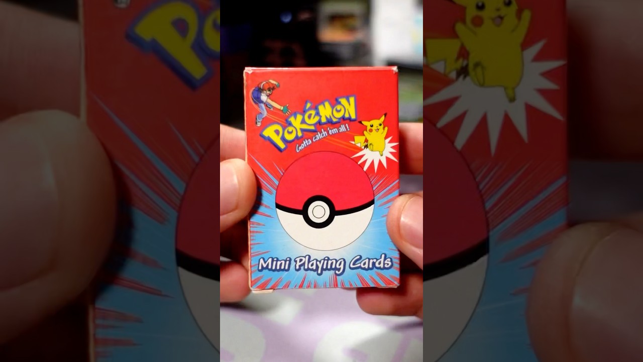 VINTAGE Mini Pokemon Playing Cards from the 90s! - YouTube