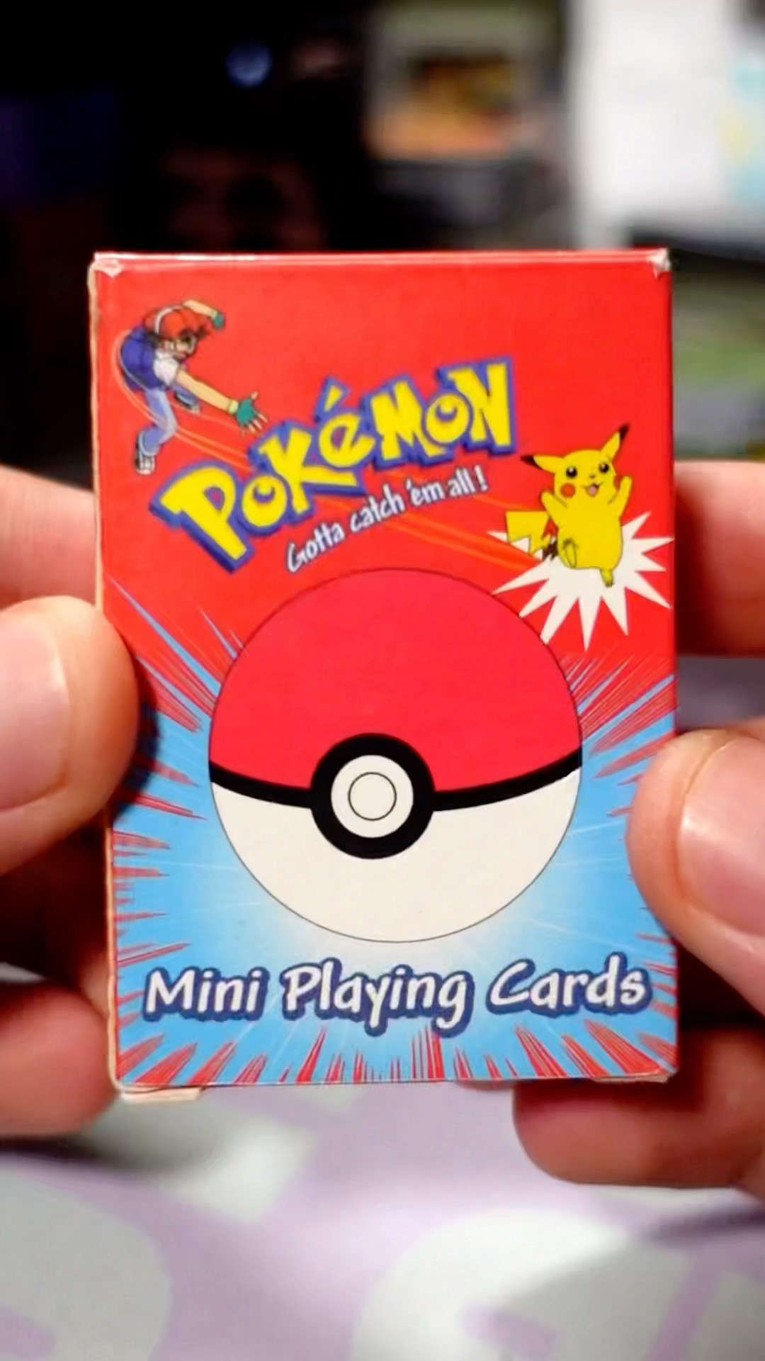 VINTAGE Mini Pokemon Playing Cards from the 90s! - YouTube