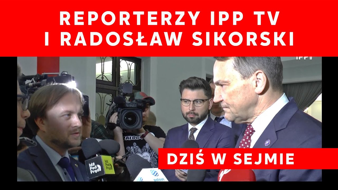 Radosław Sikorski - konferencja prasowa