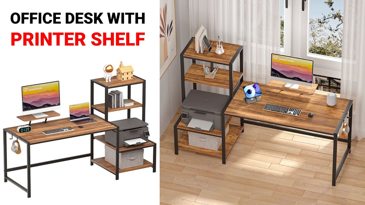 GreenForest Office Desk with Printer Shelf Review and Buying Guide