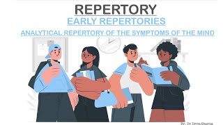 Repertory - Early Repertories Ytical Repertory Of The Symptoms Of The Mind
