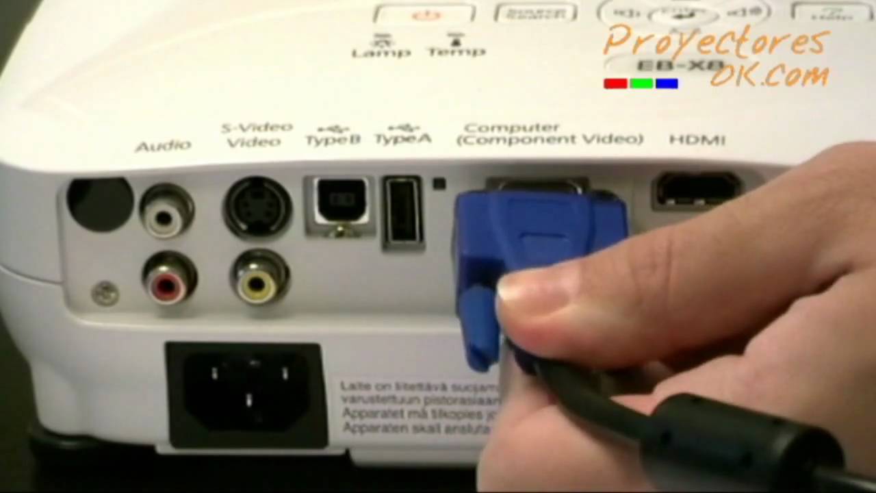 como conectar una tv a un proyector