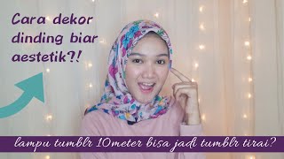 Assalamualaikum wr.wb Hai kaka, jadi di video kali ini aku ngasih tutorial cara memasang lampu tumbl. 