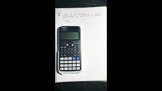 Decimal fraction to binary using calculator (Casio fx991) classwiz