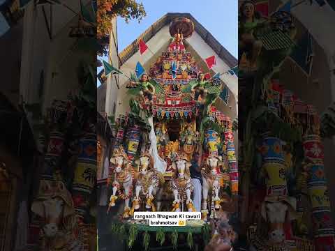 Ranganath Bhagwan ki Divya sawari #bhaktipath #radharaman @vrindavanhub