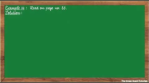 Chapter 4 Quadratic Equations Example 14 class 10