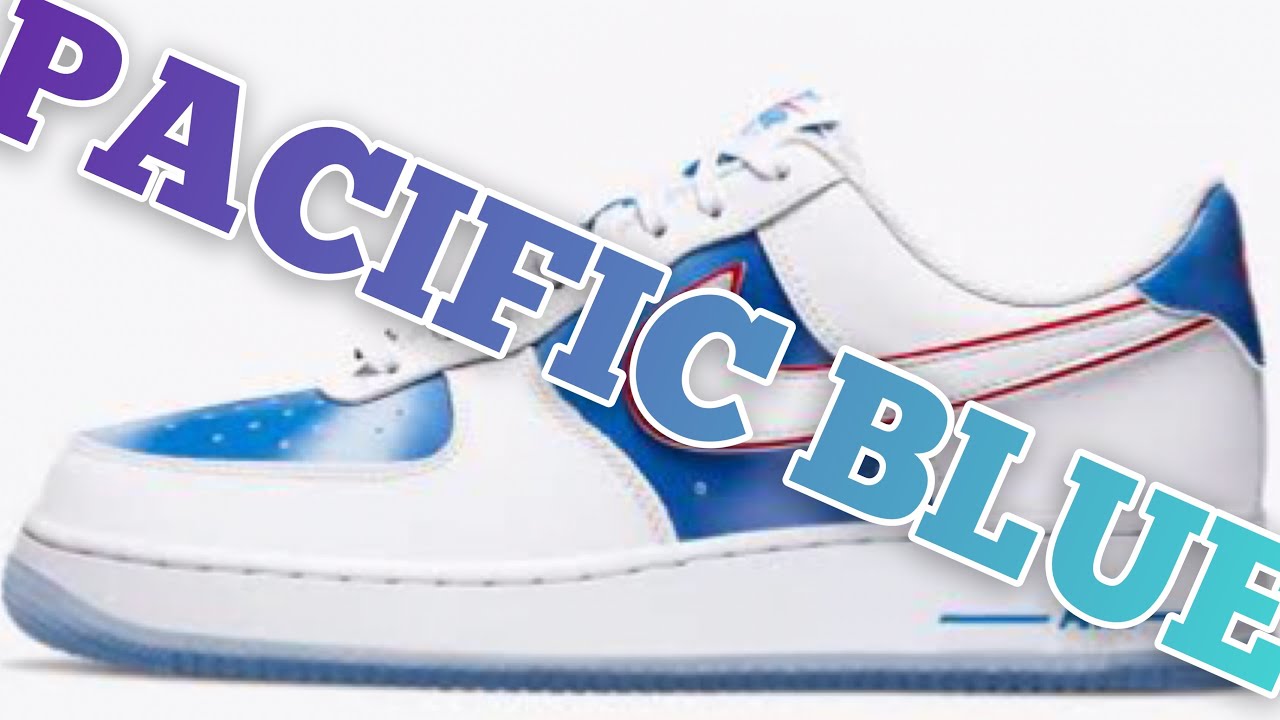 What's with the NIKE AIR FORCE 1 LOW LV8 PACIFIC BLUE (HARDWOOD CLASSICS)・ナイキ  エア フォース ワン パシフィックブルー - YouTube