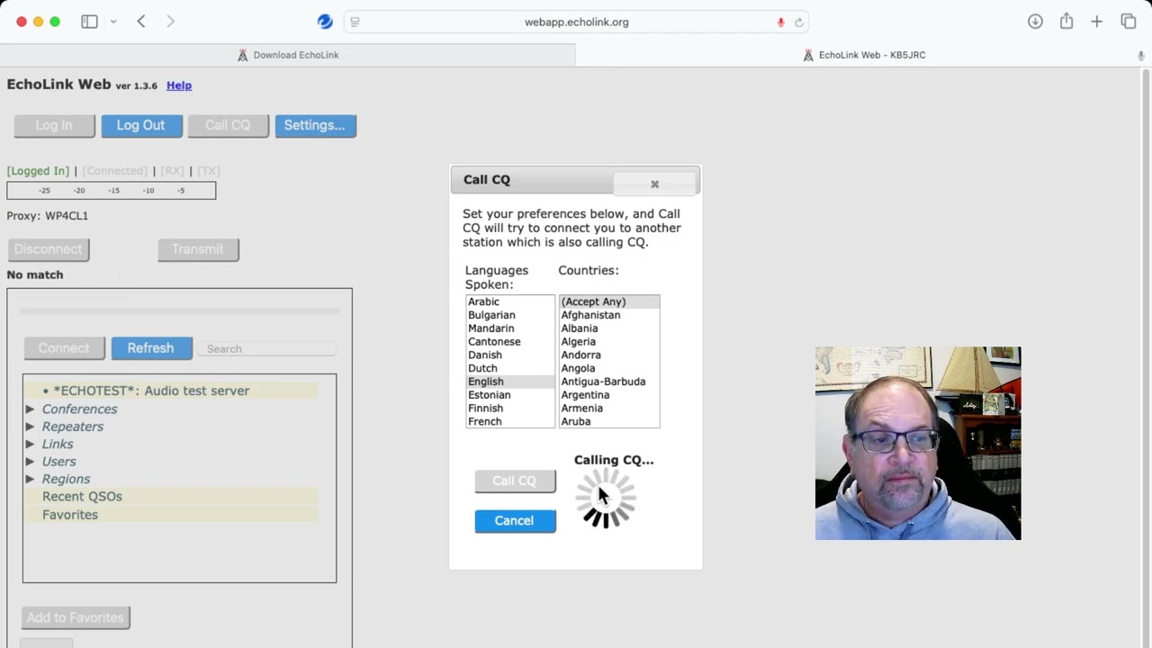 EchoLink - from Computer