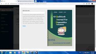 Quick submit OJS اداة تنزيل البحوث بسرعة للمجلة: OJS lecture 12.1