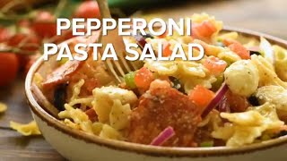 Match Highlights Pepperoni Cold Pasta Salad