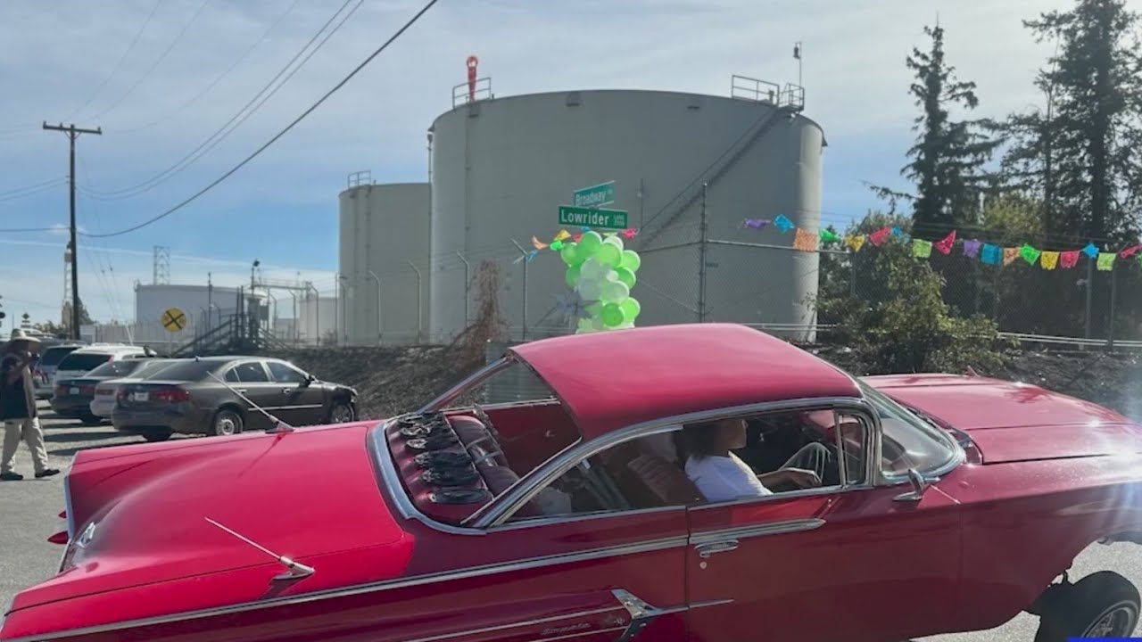 Missing Lowrider street sign in the community